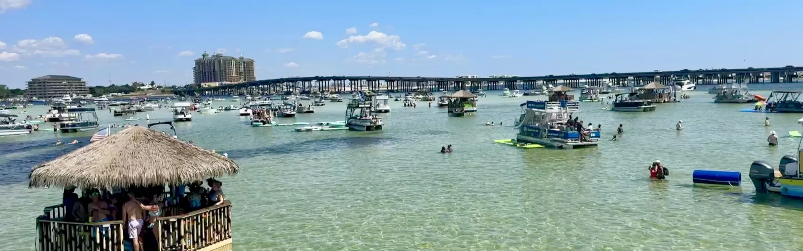 Tea-colored water at Crab Island